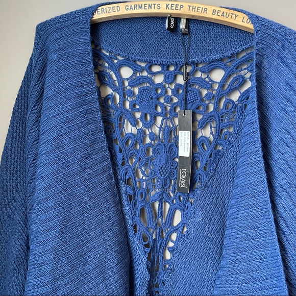 🆕 Ravel USA waterfall sweater marina XL *flaw* - Picture 2 of 9